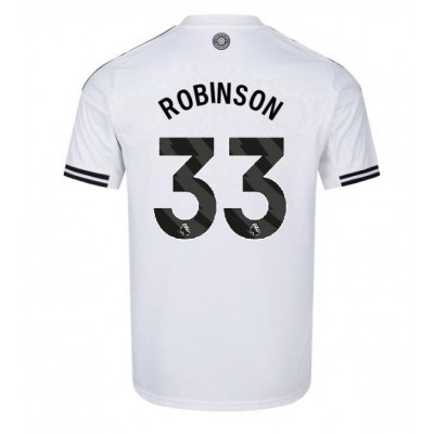 Moški Nogometni dresi Fulham Antonee Robinson #33 Domači 2025-26 Kratek Rokav Moški Nogometni dresi Fulham Antonee Robinson #33 Domači 2025-26 Kratek Rokav